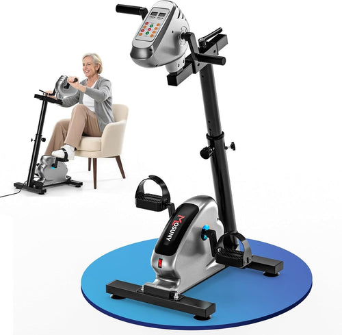 Electric Arm & Leg Pedal Exerciser w/ Dual Motors, 12 Speeds & 7 Resistance