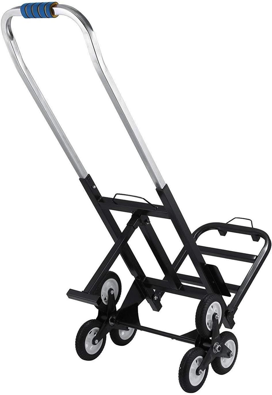 Heavy Duty Stair Climbing Sack Truck 125kg Folding Hand Truck Wheels