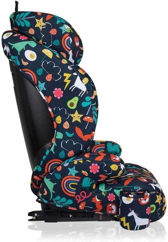 Highback Booster Car Seat ISOFIX i-Size Group 2/3 4–12Y Adjustable Headrest