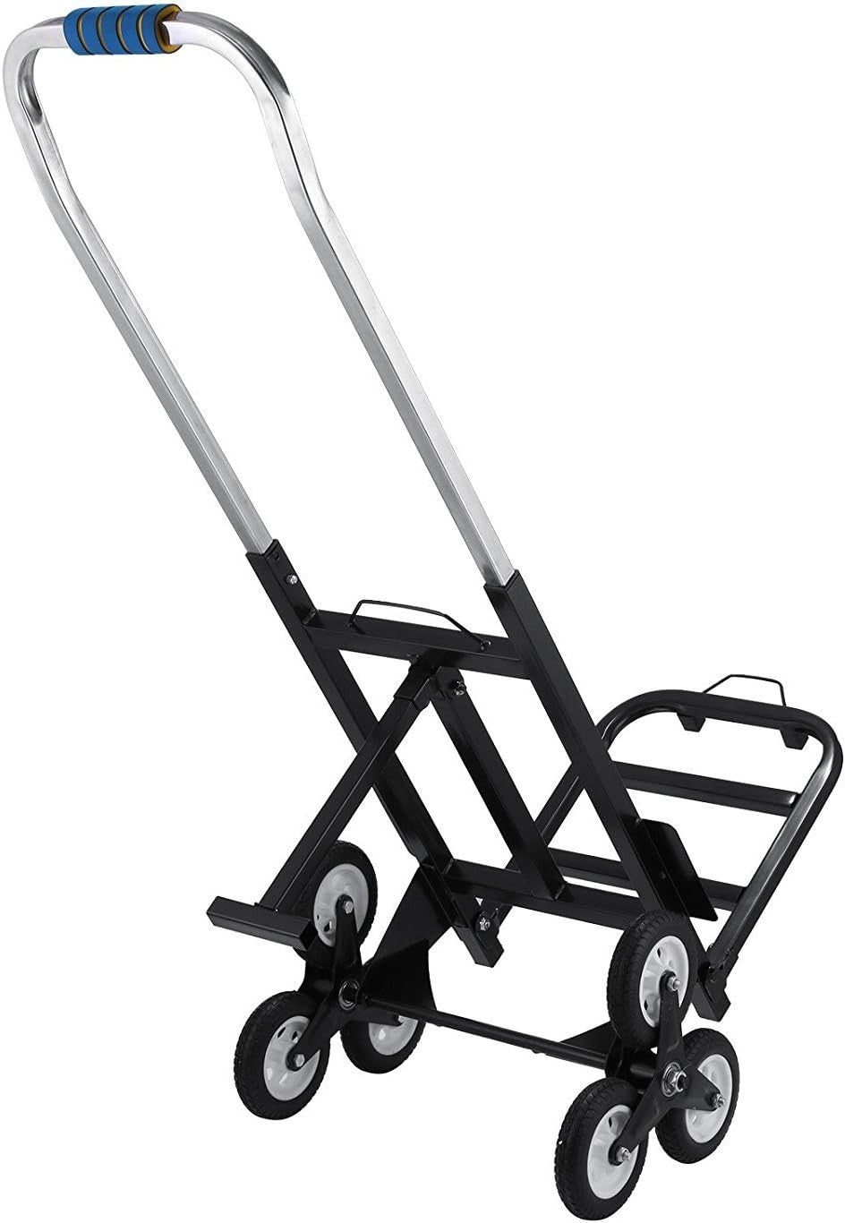 330lb Stair Climbing Sack Truck Folding Dolly Trolley Steel Wheels