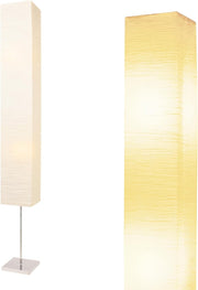 Japanese Floor Lamp Rice Paper Shade Tall Corner Light Bedroom Living Room