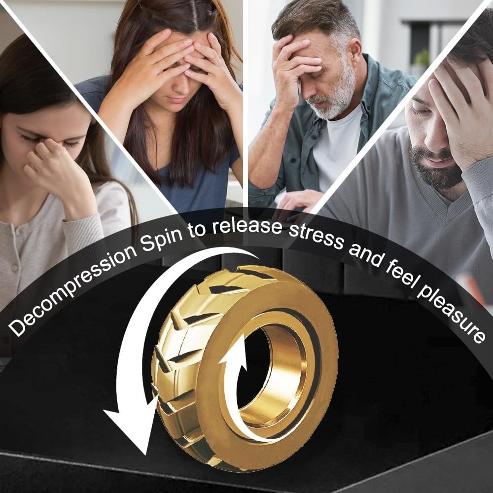 Magnetic Fidget Ring Slider EDC Stress Relief Spin Toy
