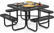 Outdoor 8-Seater Picnic Table & Bench Set | Weatherproof Patio Dining Table