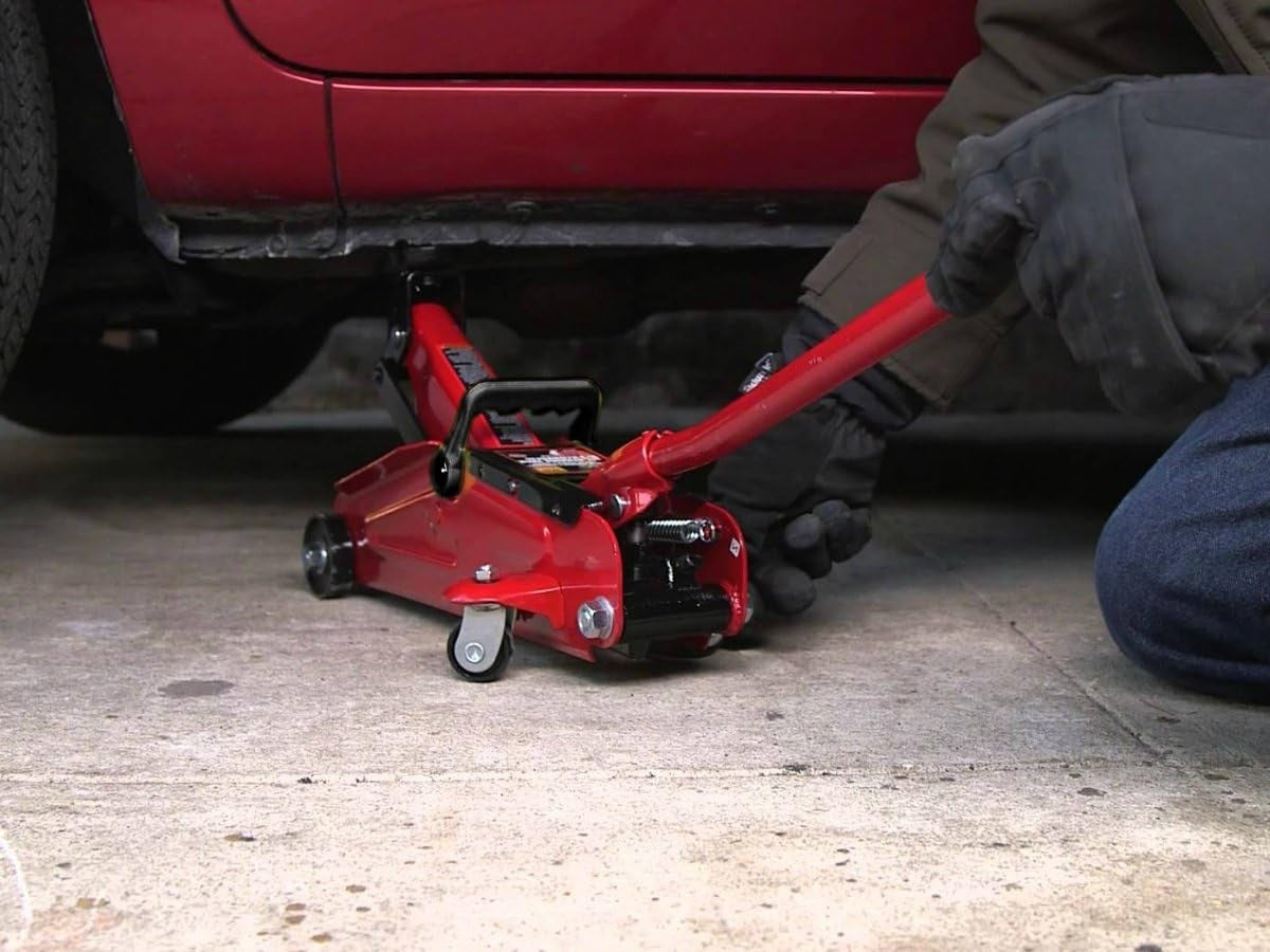 1.5 Ton Hydraulic Trolley Jack + 3 Ton Axle Stands Set 290–420mm Car Lift