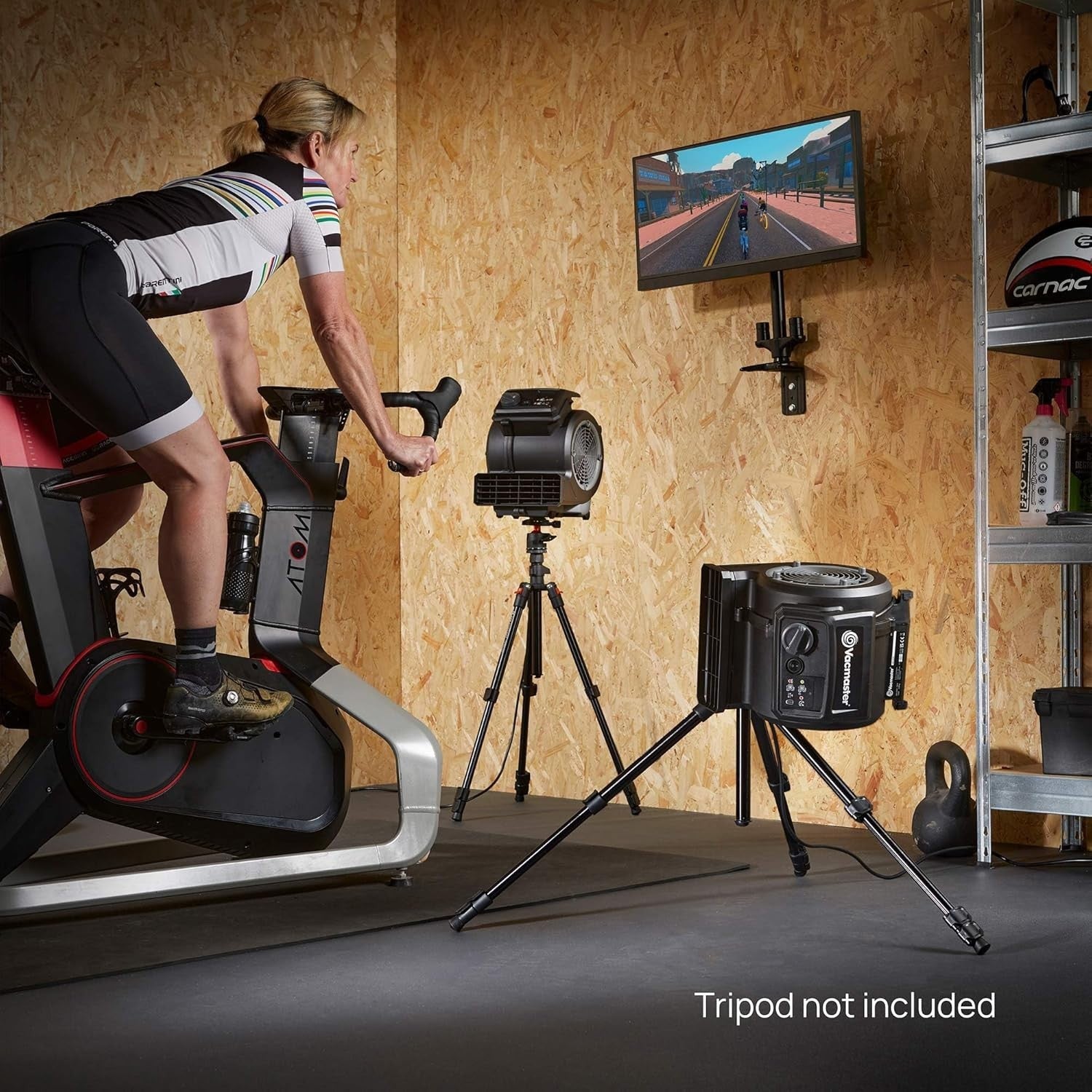 Cardio54 High-Performance Gym Fan – 3-Speed Remote Control Fitness Floor Fan