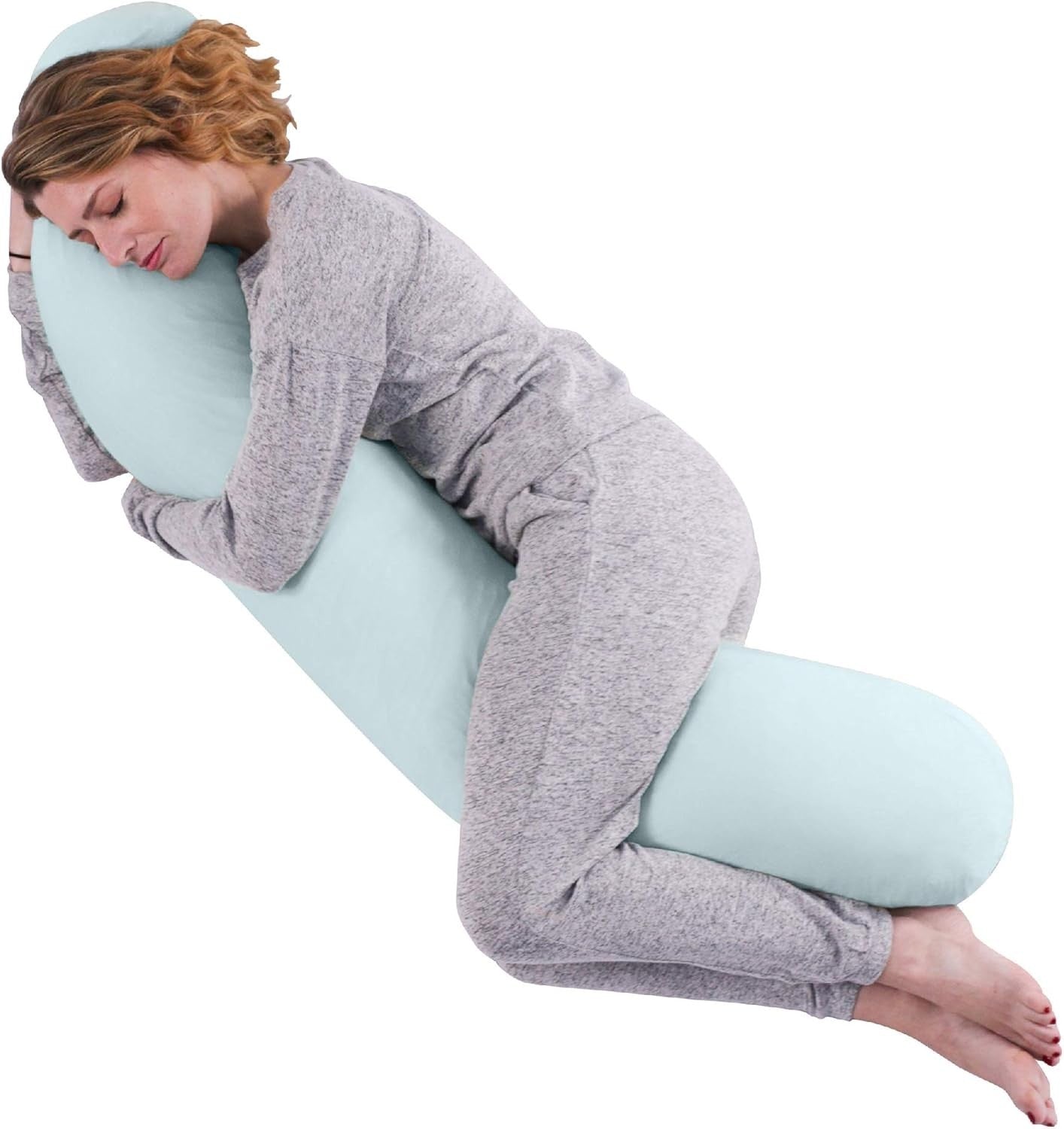 Pregnancy Full Body Pillow Orthopaedic Sleep Support Neck Back Pain 145x35cm