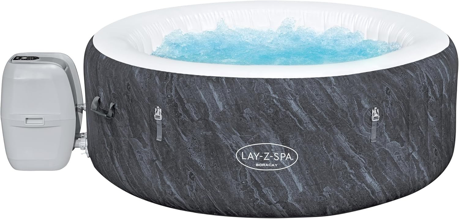 Inflatable Hot Tub Spa 120 Air Jet Massage App Control 2–4 Person