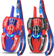 Kids Walkie Talkies 2 Pack Spider Toy Long Range Outdoor Gift Boys