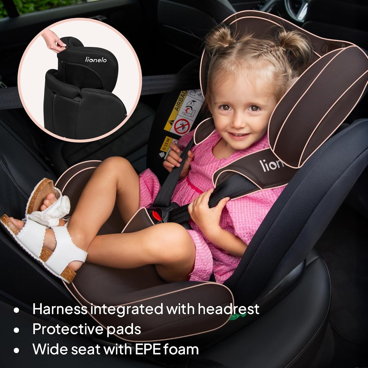 360° Swivel ISOFIX i-Size Car Seat 0–12 Years Rear & Forward Facing