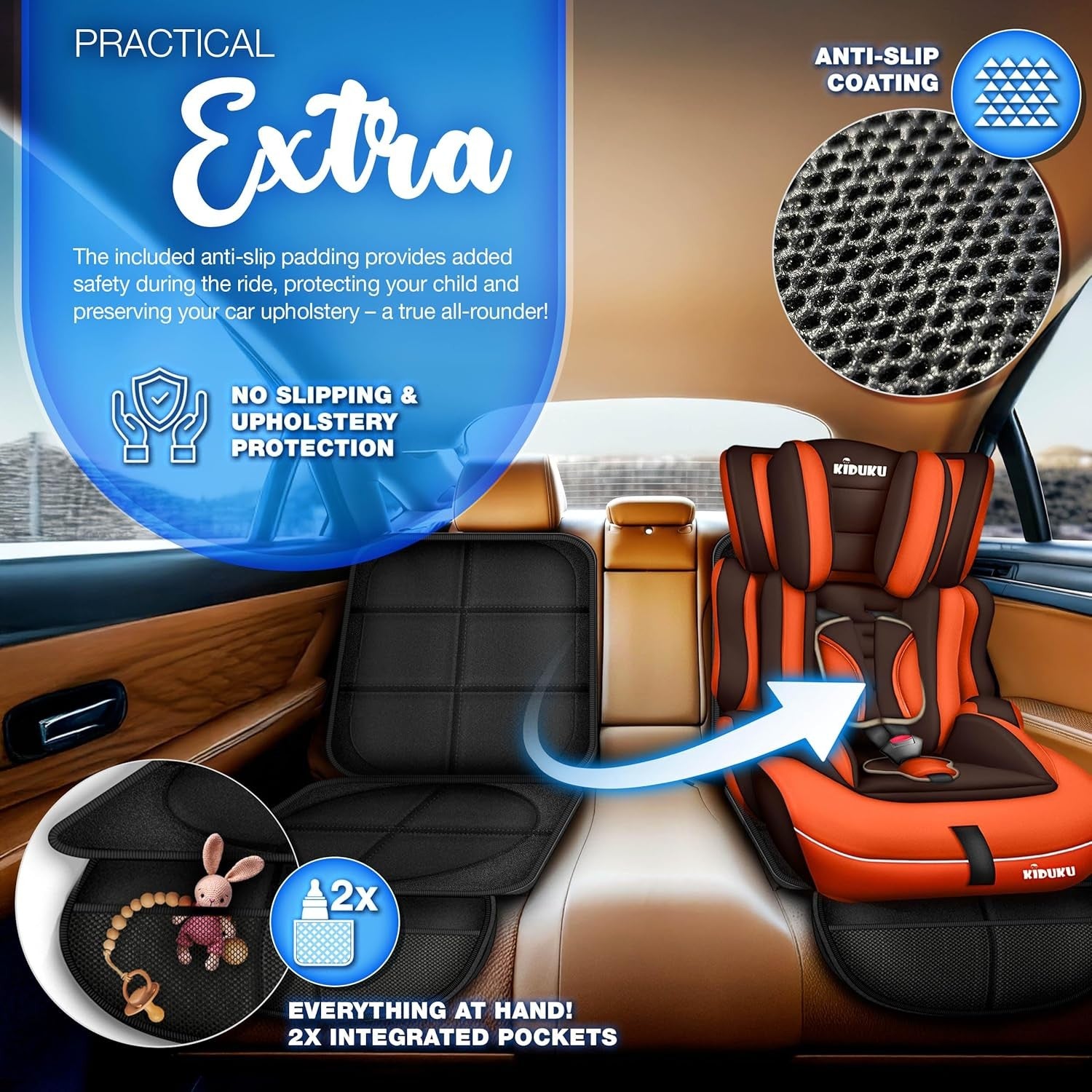 3 in 1 Child Car Seat Booster Group 1/2/3 9–36kg 1–12 Years