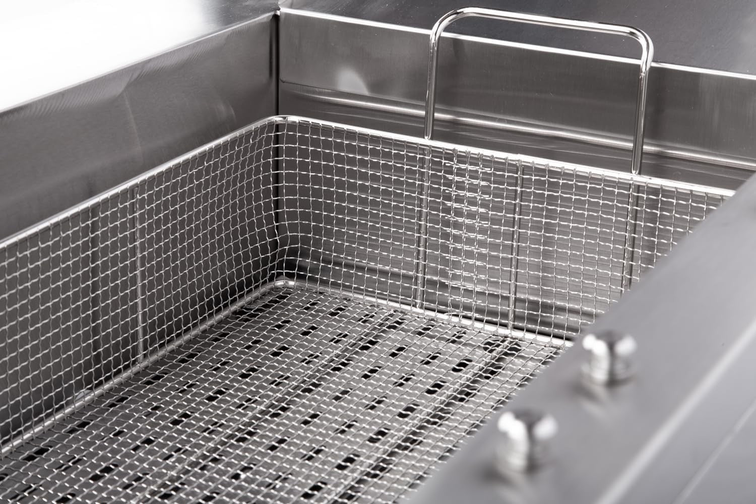 26L Commercial Electric Fish Fryer 3000W Stainless Steel Single Tank