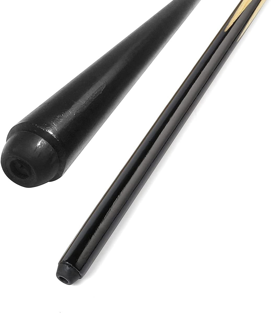 2x 36in Kids Pool Cue Sticks 13mm Tip One Piece Ash Wood
