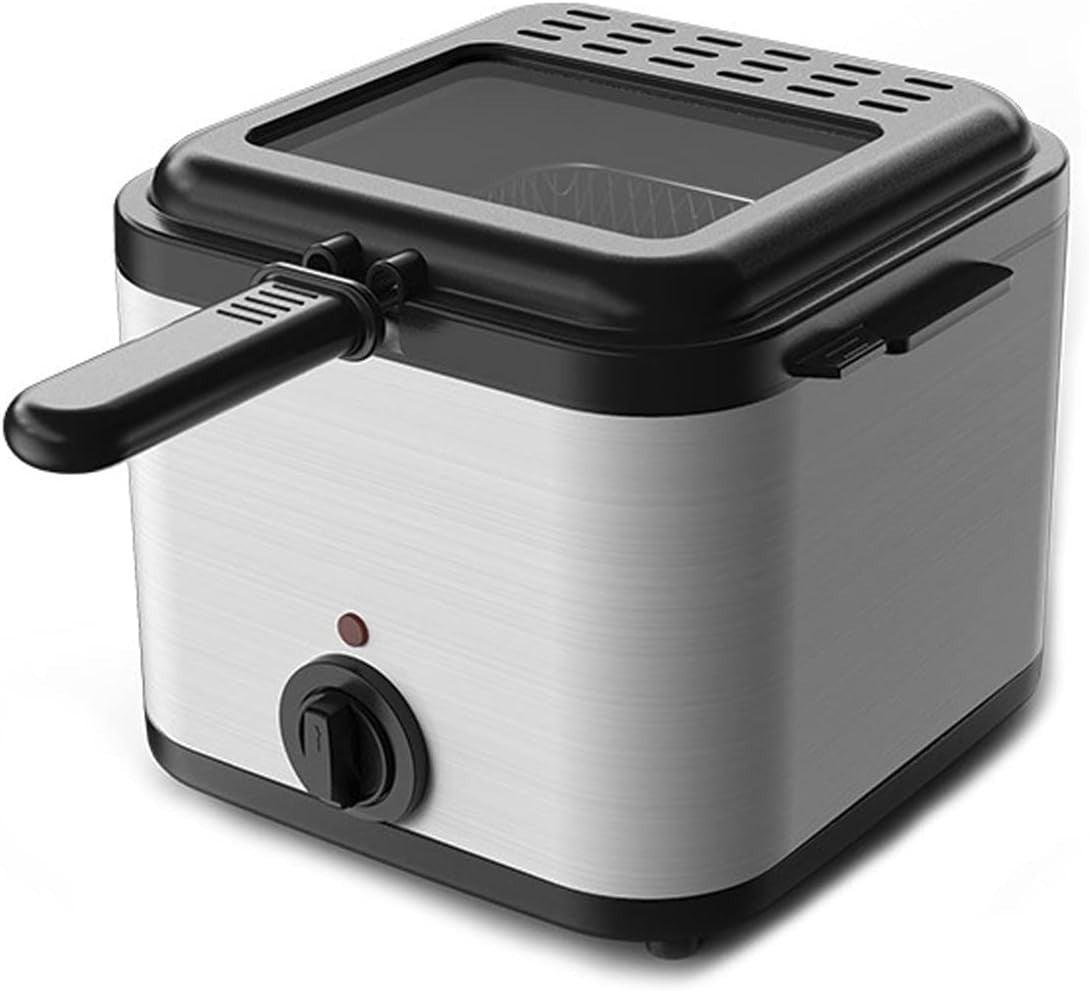 2.5L Electric Deep Fat Fryer 1000W Easy Clean Adjustable Temp