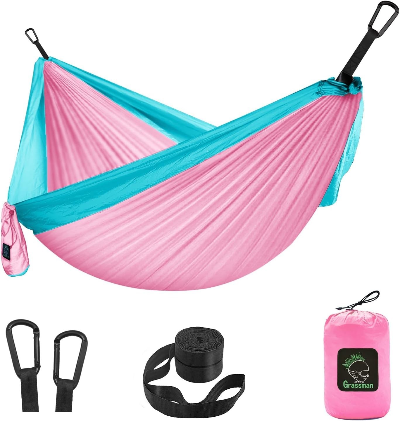 Kids Camping Hammock with Straps | Safe Portable Indoor Outdoor Hanging Bed