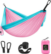 Kids Camping Hammock with Straps | Safe Portable Indoor Outdoor Hanging Bed