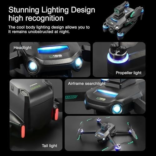 4K GPS Drone for Adults, 3 Batteries, 60min Flight, Obstacle Avoidance