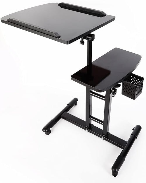Tattoo Workstation Height Adjustable Mobile Desk Table with Storage for Studio