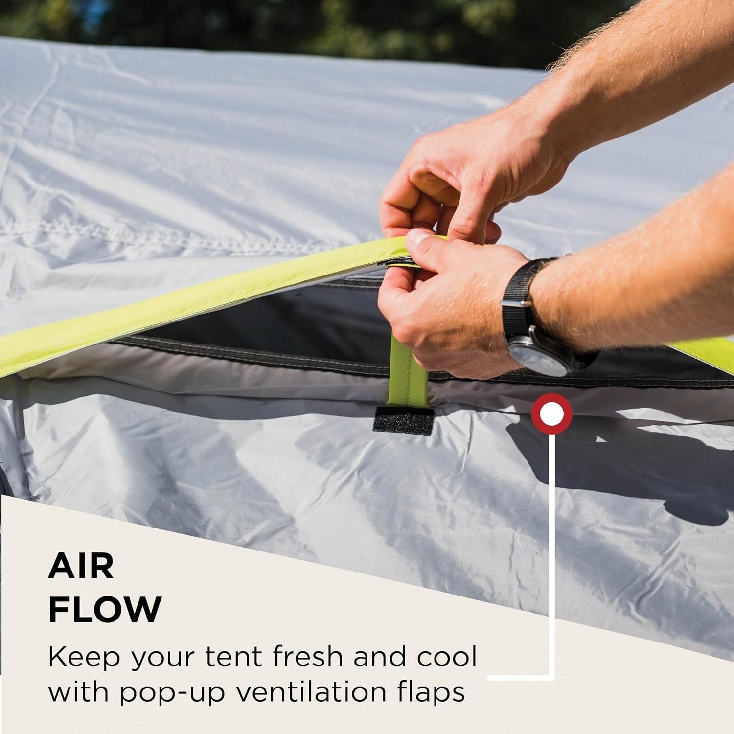 4 Person Dome Camping Tent 4500mm Waterproof Darkened