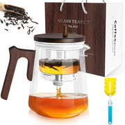 800ml Glass Teapot Water Separation Infuser Tea Pot Borosilicate