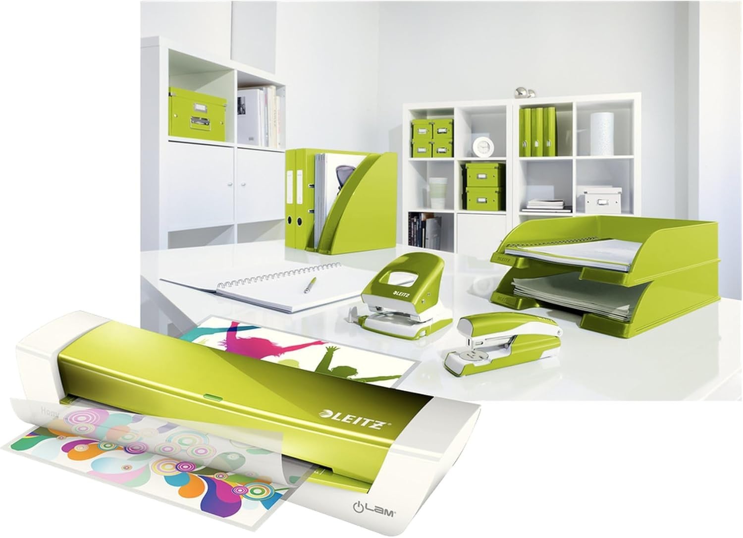 A4 Laminator Machine Fast Warm Up Auto Shut Off 80–125 Mic Home Office