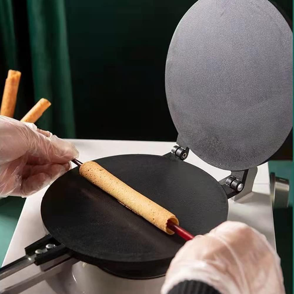 Stovetop Waffle Cone Maker | Non-Stick Cast Aluminium Cone & Crêpe Pan