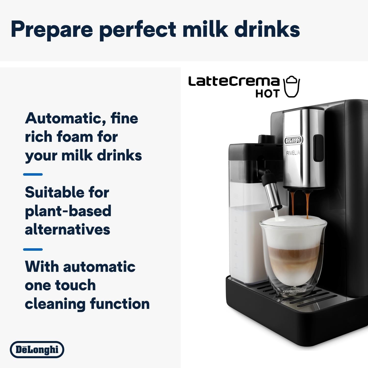 Premium Bean-to-Cup Coffee Machine | 16 Drinks | Touch Display | Milk Frother