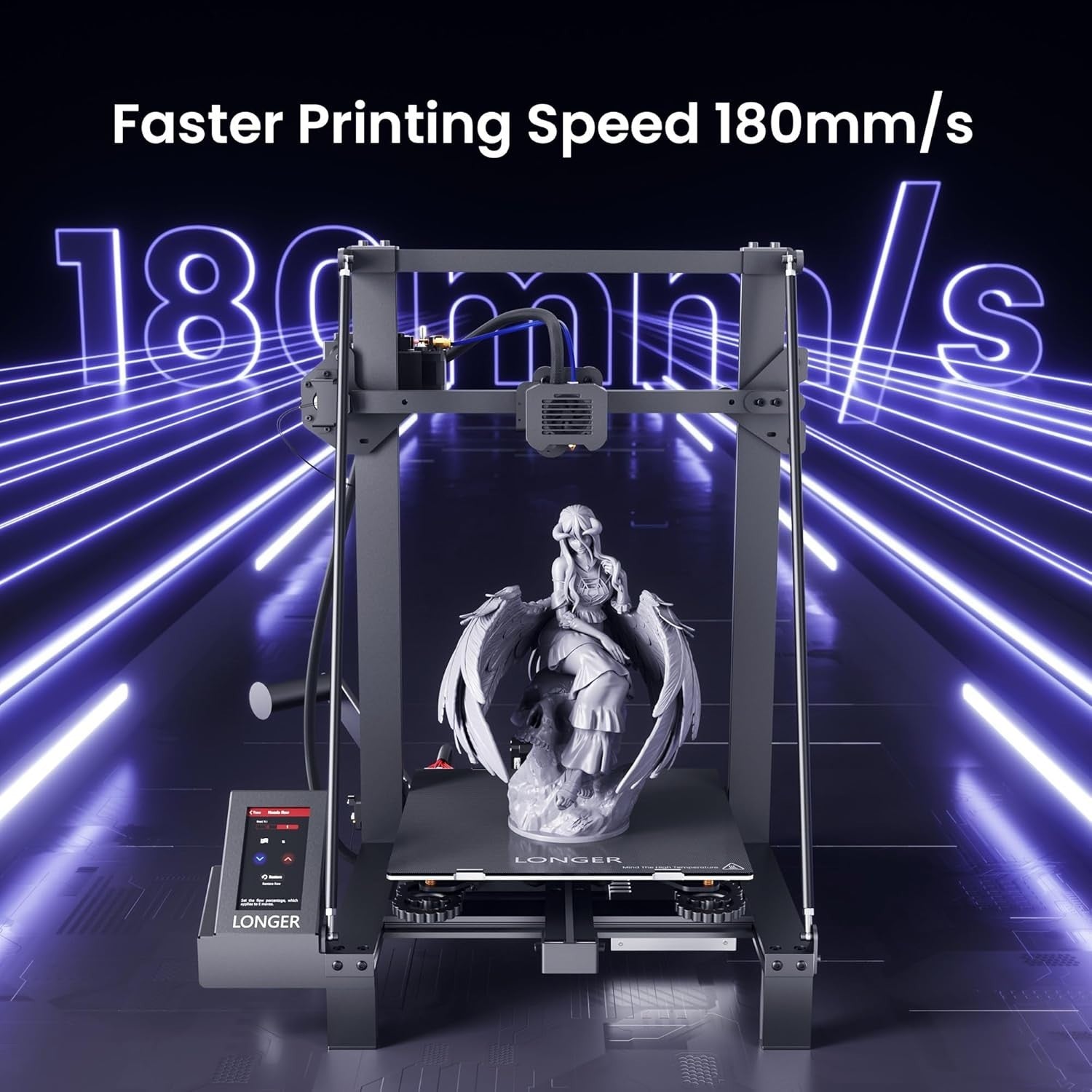 Large Open Source 3D Printer 300x300x400mm Silent Resume Print