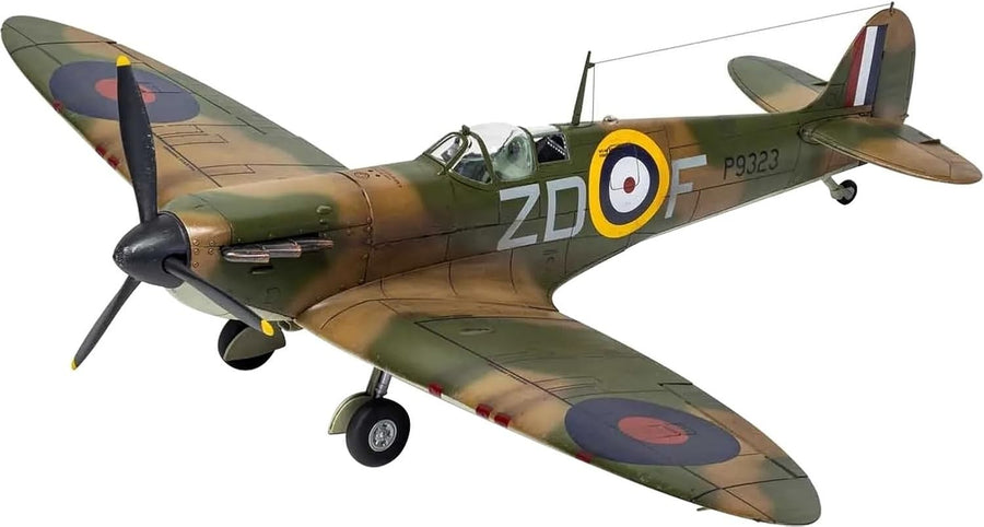 1:48 Spitfire Mk.Ia Model Kit WWII Plane 149pcs Military Set for Adults 8+