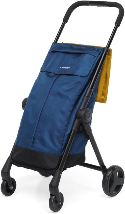 Folding Shopping Trolley 46L Bag Swivel Wheels Lightweight Aluminium Ocean