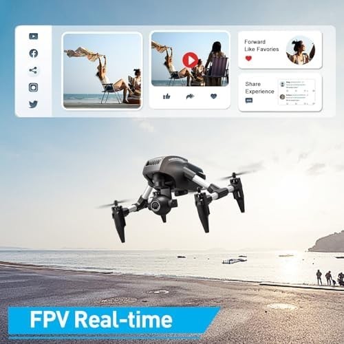 4DRC V42 Mini Drone 1080P Camera, 3D Flip, APP Control, Foldable Toy