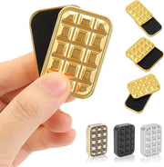 Gold Metal Fidget Slider Magnetic Clicker Anxiety Relief Pocket Toy