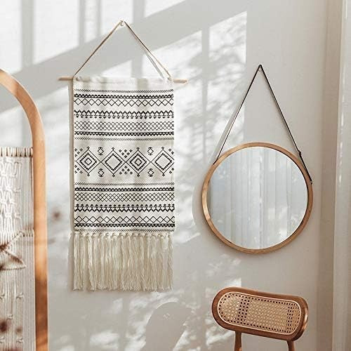 Boho Macrame Wall Hanging Geometric Woven Tapestry Decor