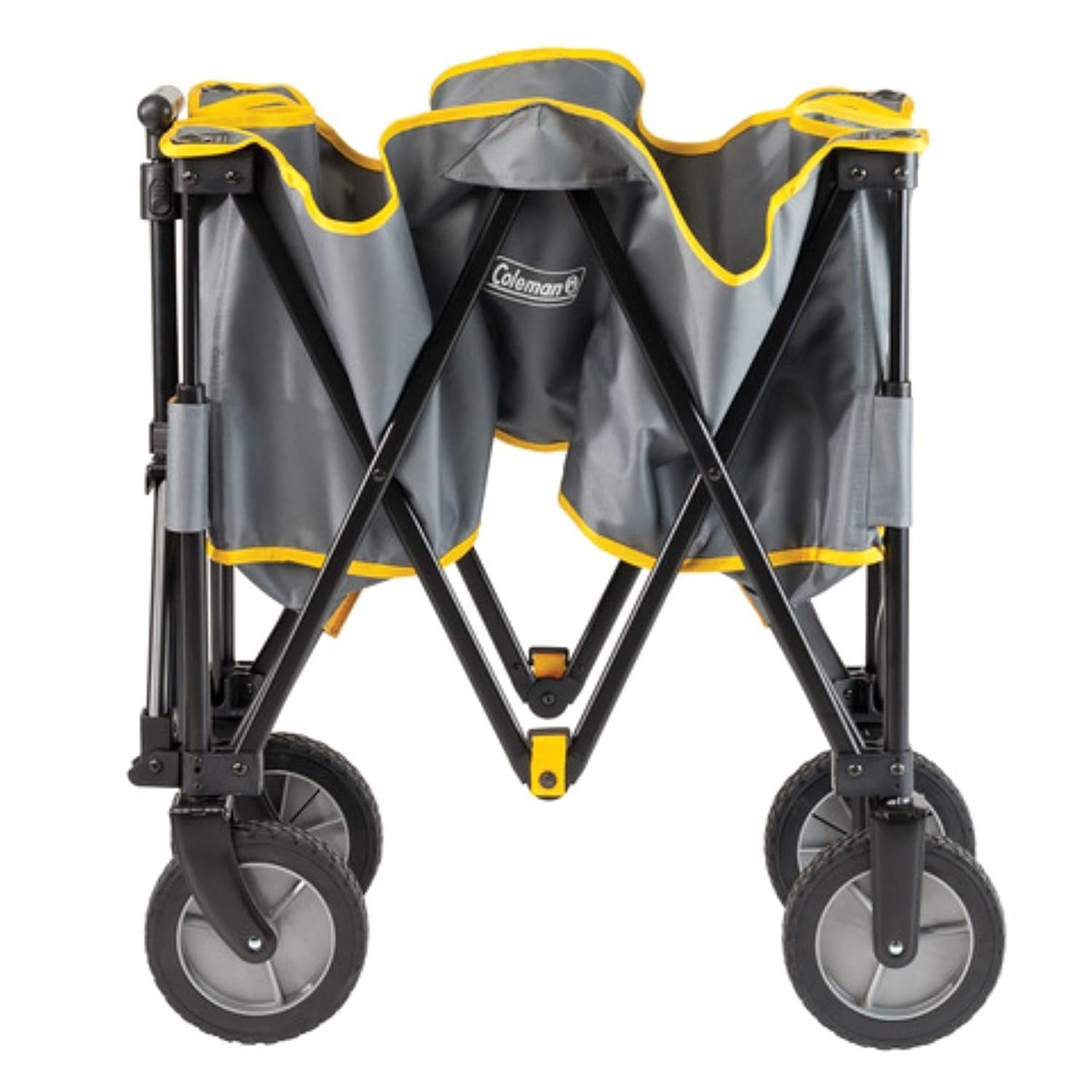 Coleman Folding Camp Wagon Heavy Duty Outdoor Utility Cart w/ Telescoping Handle