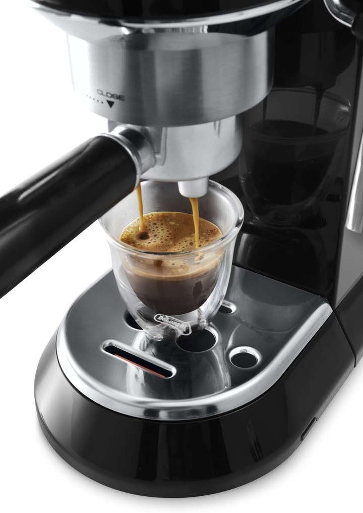 15-Bar Espresso Machine with Milk Frother | Fast Heat-Up | Slim 1L