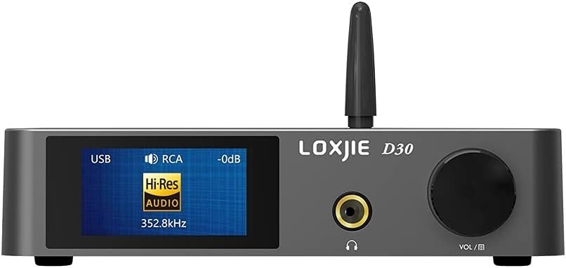 D30 2024 Headphone Amplifier 1.5Wx2 DAC ES9039Q2M MQA Bluetooth 5.1