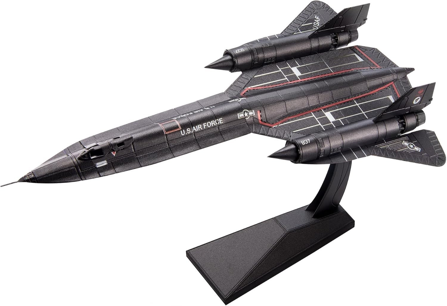 3D Metal Military Aircraft Puzzle Kit DIY Airplane Model for Adults