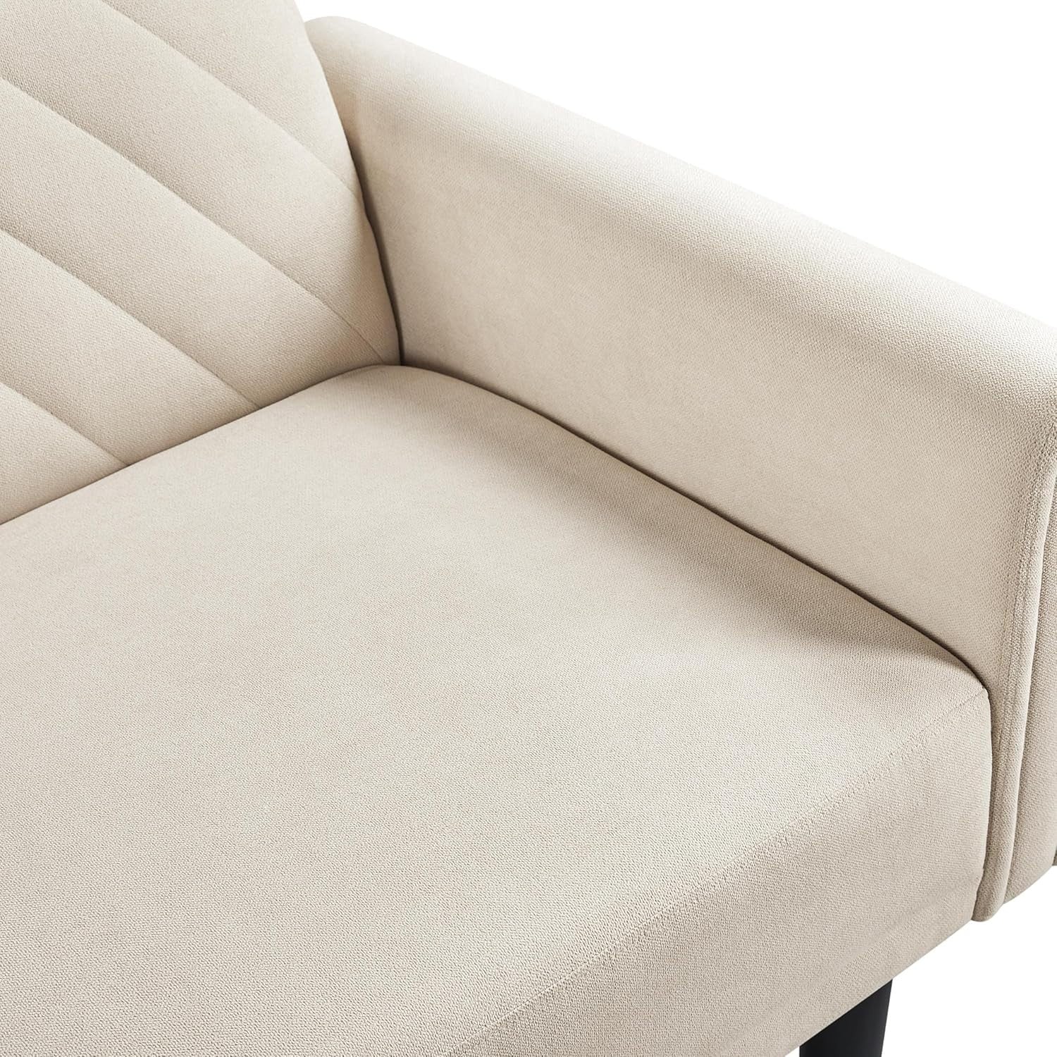 3-Seater Sofa Bed Modern Futon w/ Pockets Recliner for Lounge or Flat