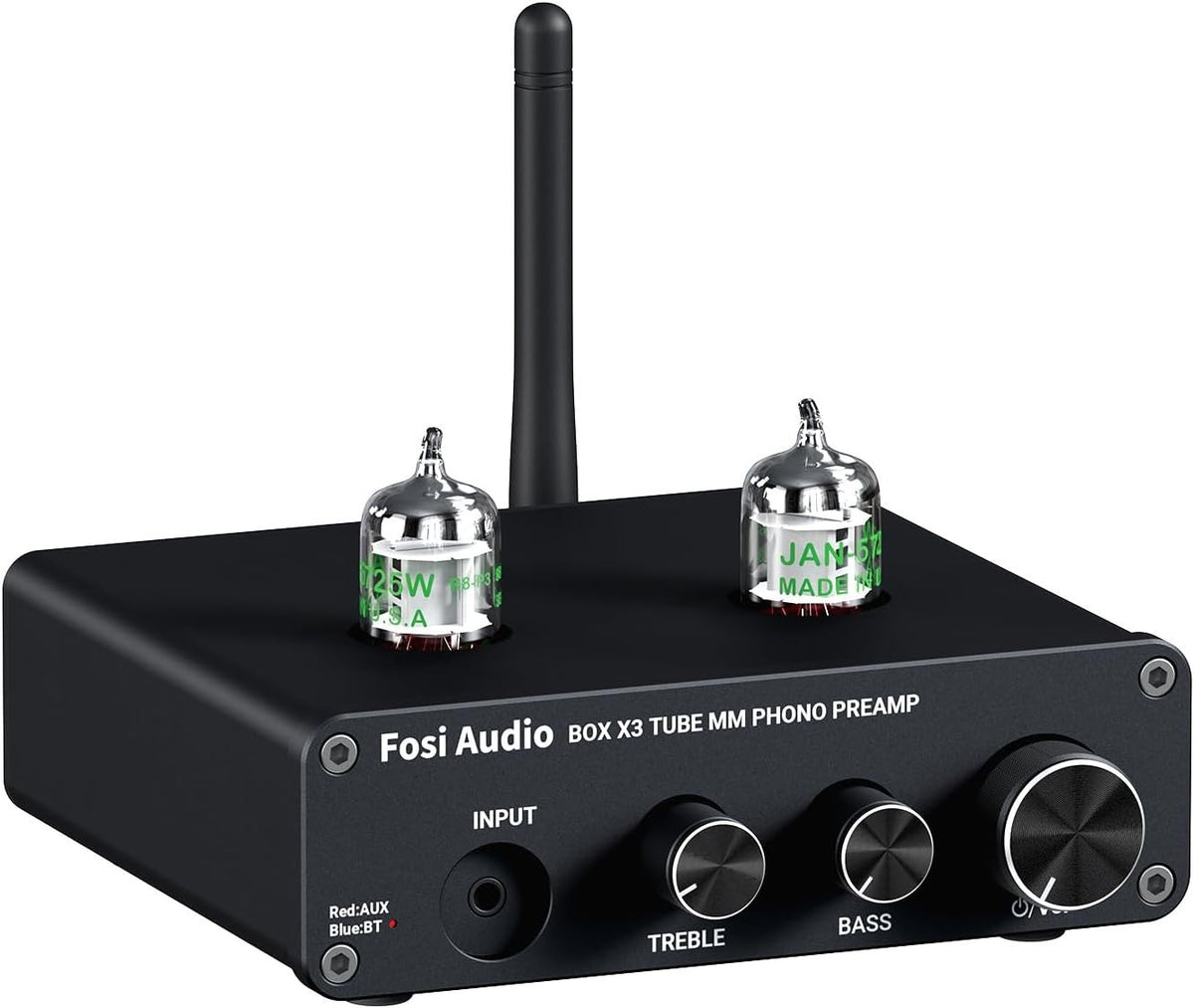 Bluetooth 5.0 Tube Phono Preamp 5725W MM Turntable Pre Amplifier HiFi