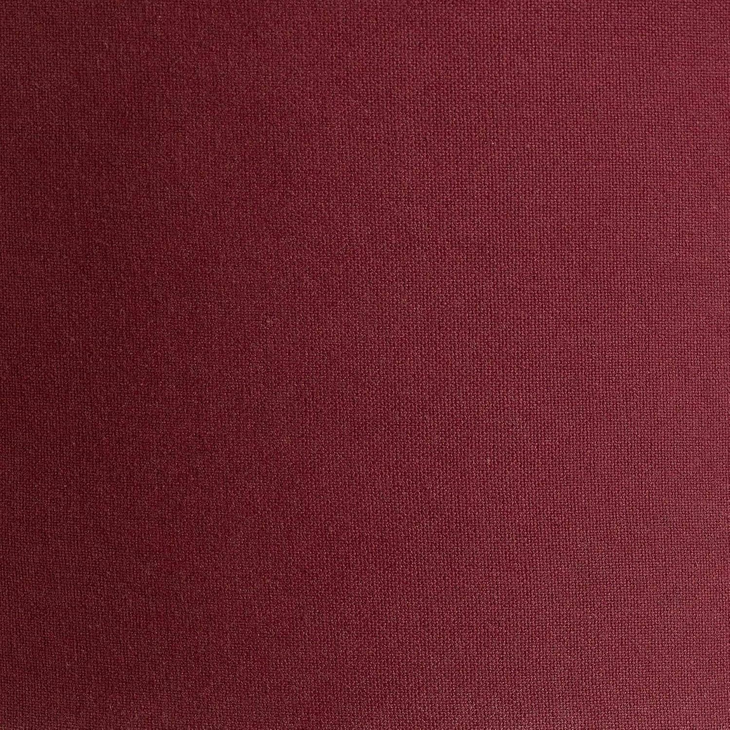 Burgundy Drum Lampshade 45cm Cotton Cylinder Lined Table Floor Lamps