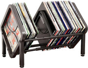 Expandable Vinyl Record Holder LP Storage Rack Metal Album Stand 40-80