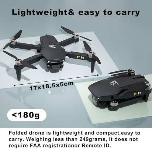 1080P HD Foldable Drone w/ Brushless Motor Obstacle Avoidance 3D Flip Quadcopter