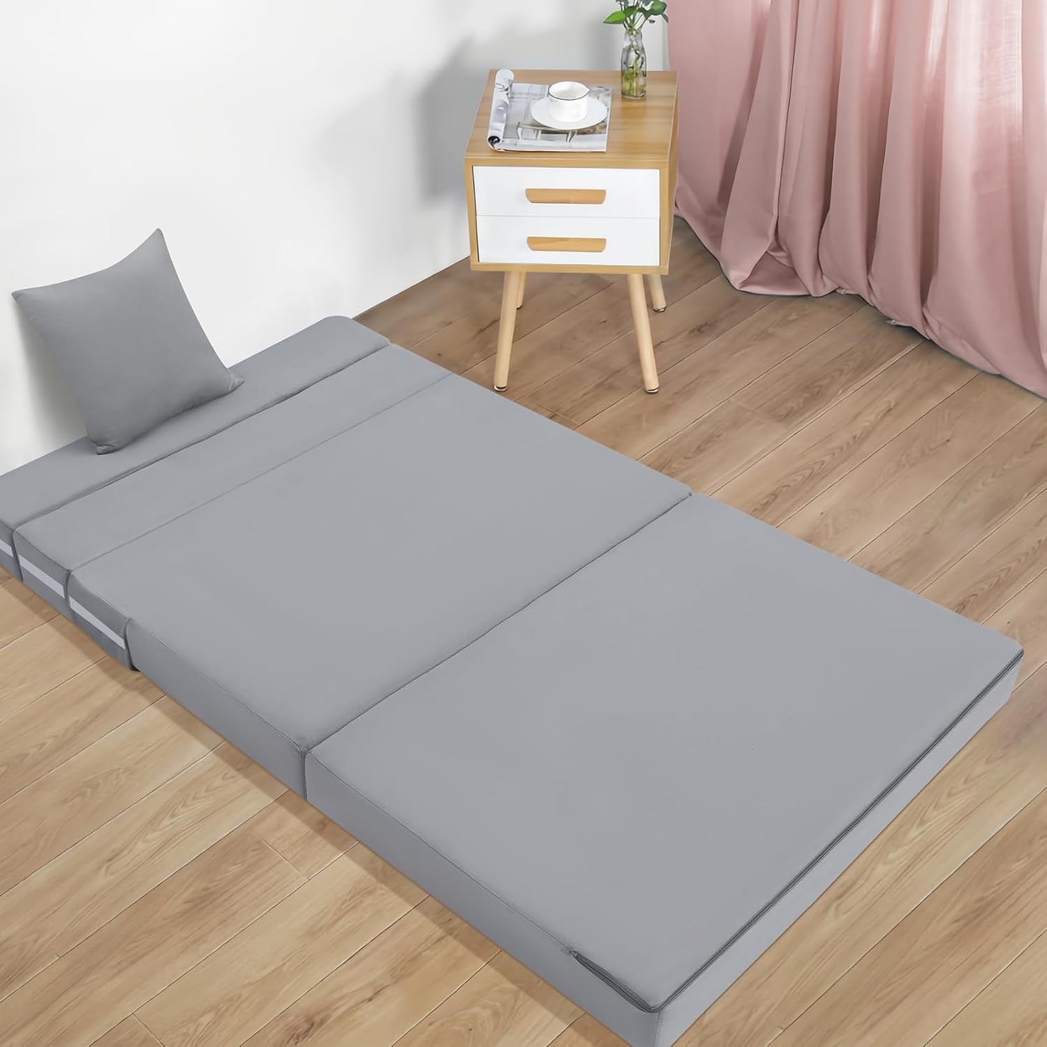 Fold Out Sofa Bed Double Futon Floor Chair Guest Mattress 12cm Thick
