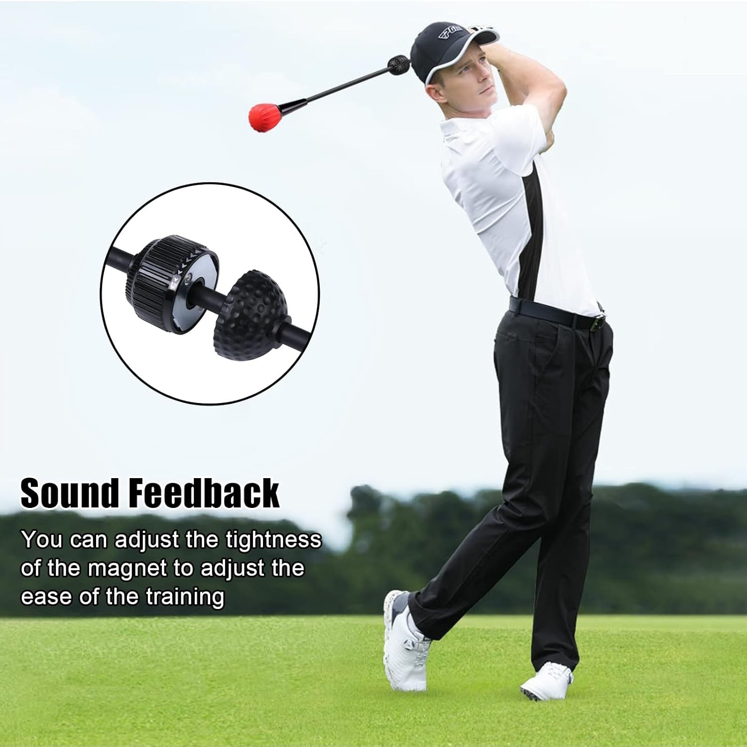 Golf Swing Trainer Warm Up Stick Tempo Flexibility Aid