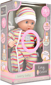 30cm Soft Baby Doll w 16 Sounds Cuddly Nurture Toy Dummy