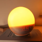 Sunrise Wake Up Light Alarm Clock Digital Sleep Aid Snooze White