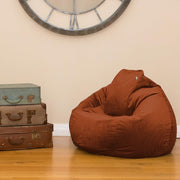 Large Velvet Bean Bag Chair Adult Seat Sofa for Gaming Room or Bedroom