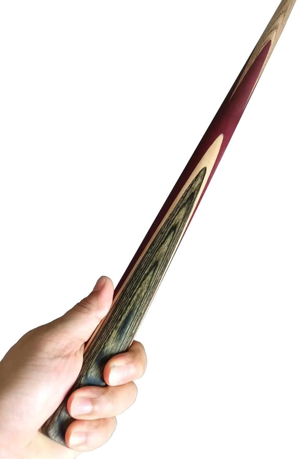 57in One Piece Ash Snooker Pool Cue 9.5mm Tip Extensions Case Set