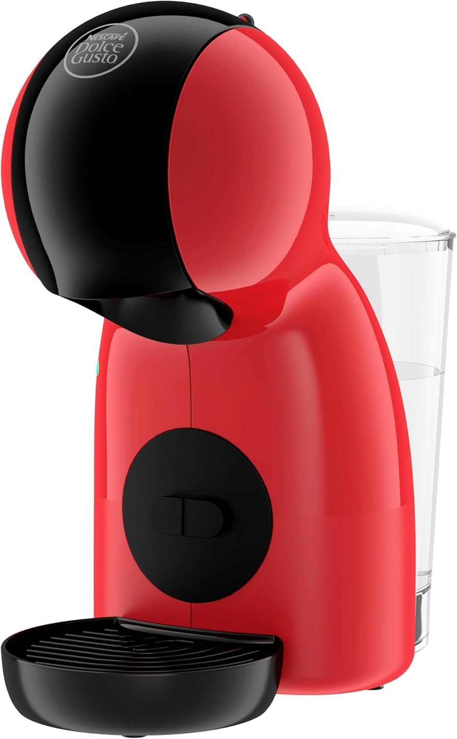 Compact Coffee Pod Machine 15 Bar Pressure | Hot & Cold Drinks Maker | Red Black