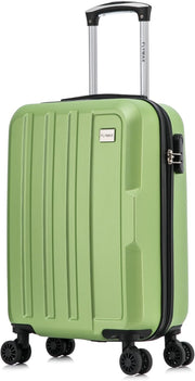 Cabin Luggage 55x35x20 Lightweight Hard Shell Suitcase 4 Wheel Carry On
