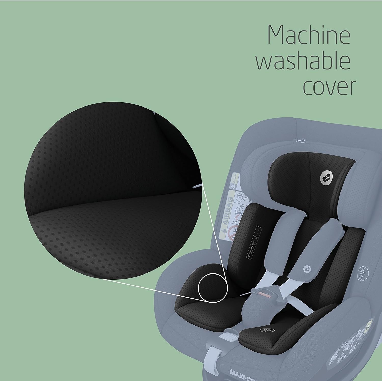 Newborn Car Seat Insert 0–3 Months 40–60cm Soft Eco Washable Inlay